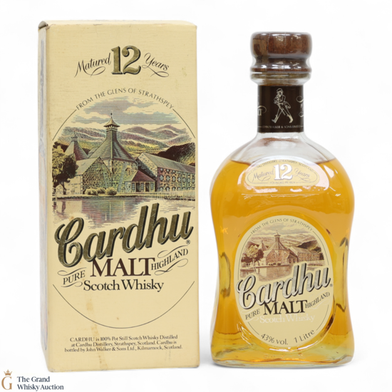 Cardhu - 12 Year Old - 1980s Pure Malt (1L)