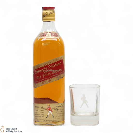 Johnnie Walker - Red Label - With Glass (75cl)