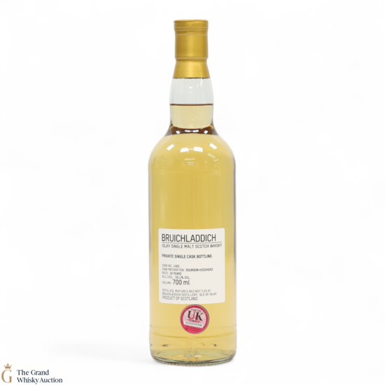 Bruichladdich - 19 Year Old - 1st Fill Bourbon Hogshead #1401 - Private Cask