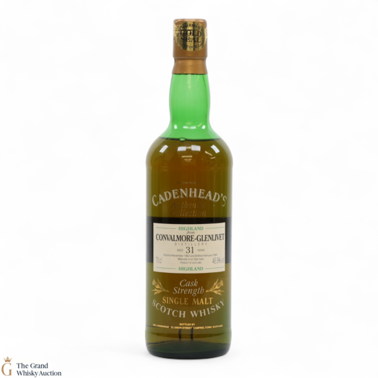 Convalmore-Glenlivet - 31 Year Old 1962 - Cadenhead's Authentic Collection