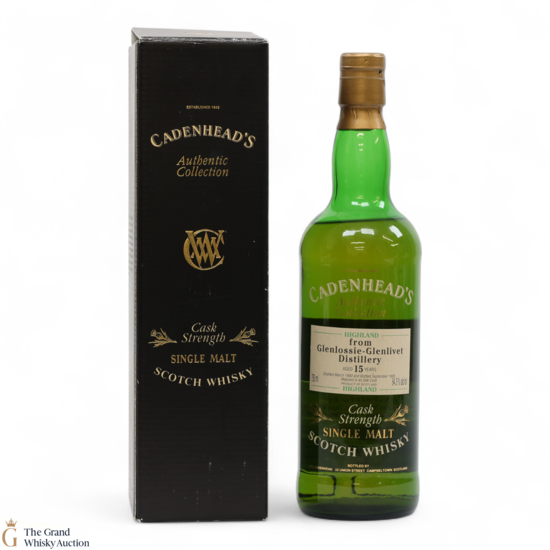 Glenlossie-Glenlivet - 15 Year Old 1980 - Cadenhead's Authentic Collection (75cl)