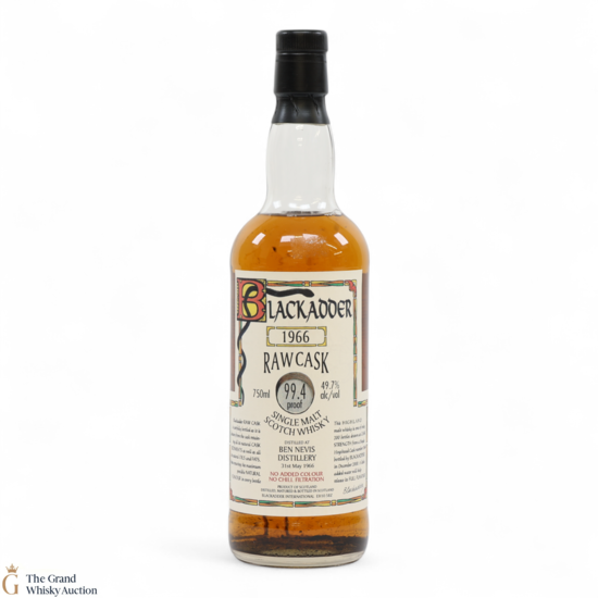Ben Nevis - 34 Year Old 1966 - Raw Cask #3664 - Blackadder (75cl)