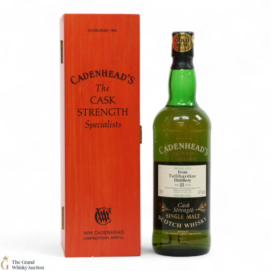 Tullibardine - 32 Year Old 1964 - Cadenhead's Authentic Collection (75cl)