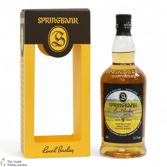 Springbank - 9 Year Old - July 2009 Local Barley October 2018