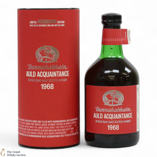 Bunnahabhain - 34 Year Old - 1968 Auld Acquaintance 