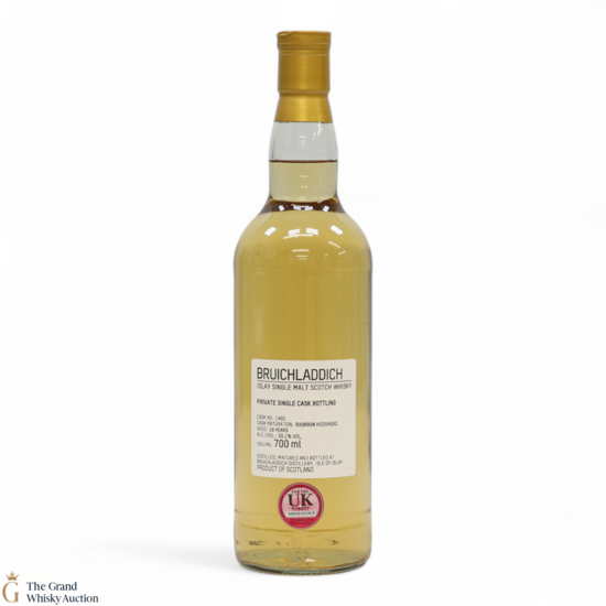 Bruichladdich - 19 Year Old - 1st Fill Bourbon Hogshead #1401 - Private Cask