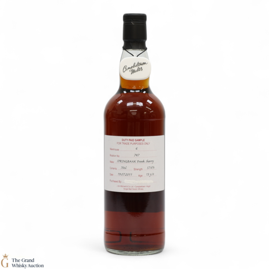 Springbank - 13 Year Old 2011 - Fresh Sherry - Duty Paid Sample 57.6%