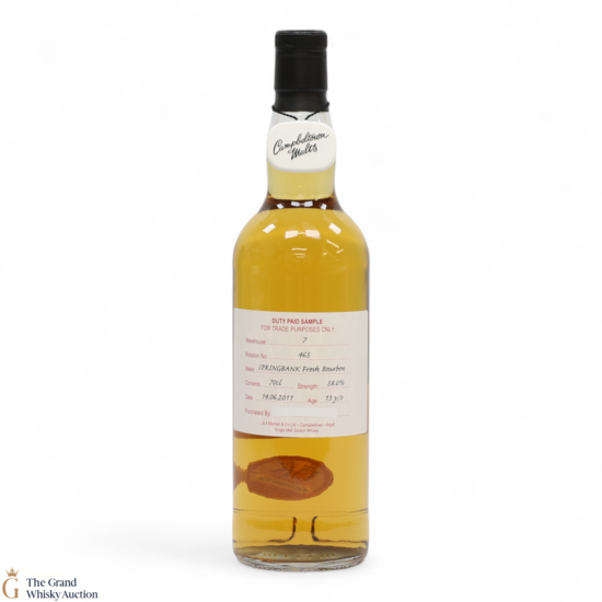 Springbank - 13 Year Old 2011 Fresh Bourbon - Duty Paid Sample 58%