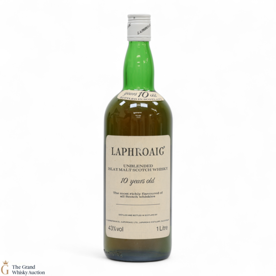 Laphroaig - 10 Year Old - Pre Royal Warrant  - 1L