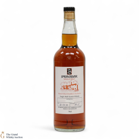 Springbank - 2025 Handfilled Distillery Exclusive 59.2%