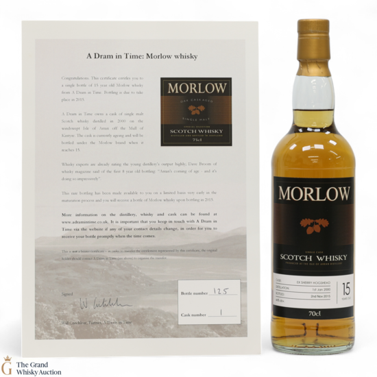 Arran - 15 Year Old 2000 - Morlow