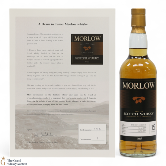 Arran - 15 Year Old 2000 - Morlow