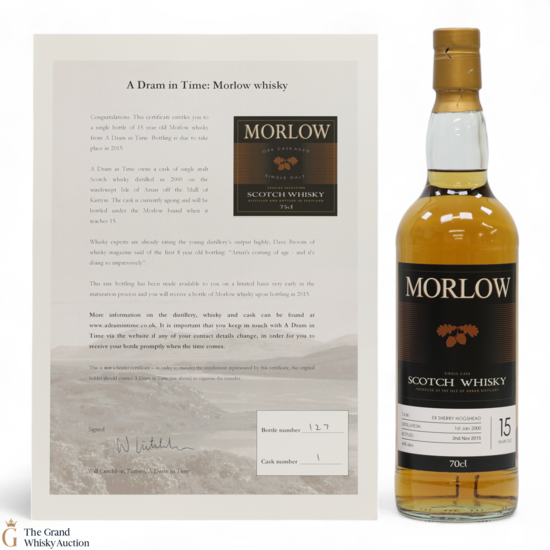 Arran - 15 Year Old 2000 - Morlow