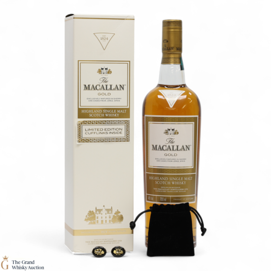 Macallan - The 1824 Series - Gold - With Cufflinks