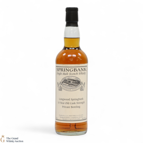 Springbank - 15 Year Old 2000 Cask Strength 43.2% - 2015 Private Bottling