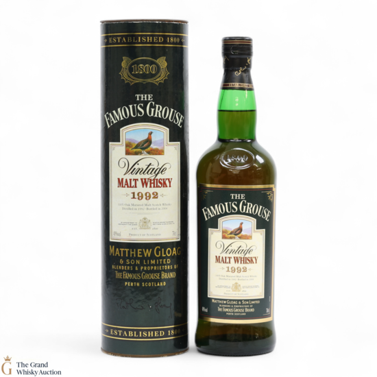 Famous Grouse - 1992 Vintage Matthew Gloag