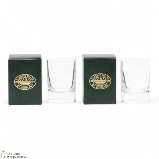 Classic Malts Of Scotland 2 x Glasses