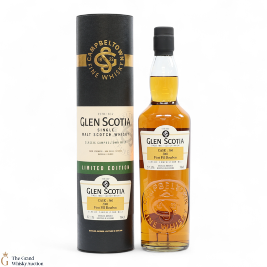 Glen Scotia - 2001 Single Cask #560 - First Fill Bourbon