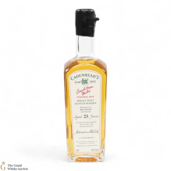 Ben Nevis - 25 Year Old 1999 - Cadenhead's - Campbeltown Malts Festival 2024