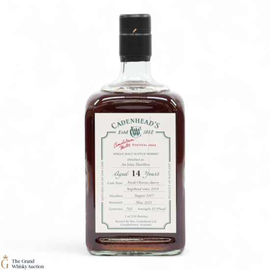 Islay - 14 Year Old 2007 - Cadenhead's - Campbeltown Malts Festival 2022