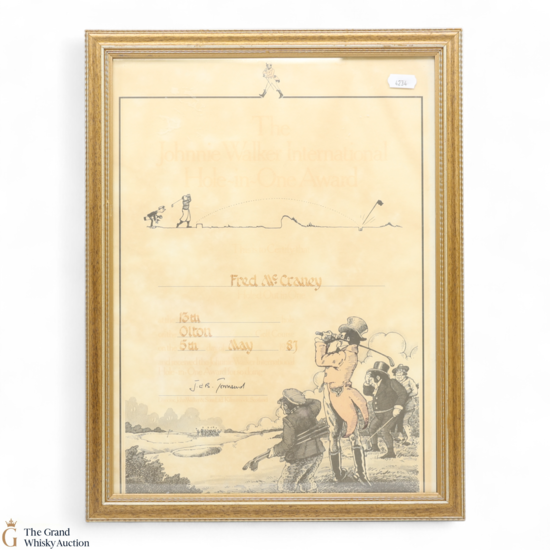 Johnnie Walker - International Hole-In-One Award - Framed Print