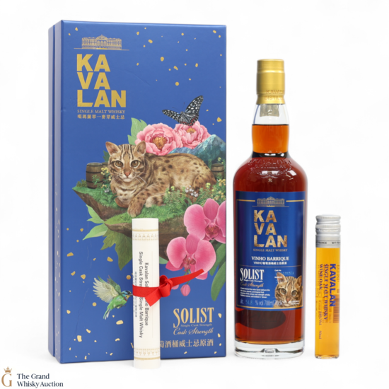 Kavalan - Solist Cask Strength - Vinho Barrique 54.8% (70cl + 5cl)
