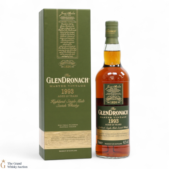 Glendronach - 25 Year Old - 1993 Master Vintage