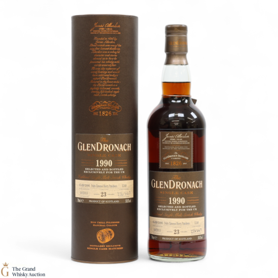 Glendronach - 23 Year Old 1990 - Single Cask #1240 - UK Exclusive