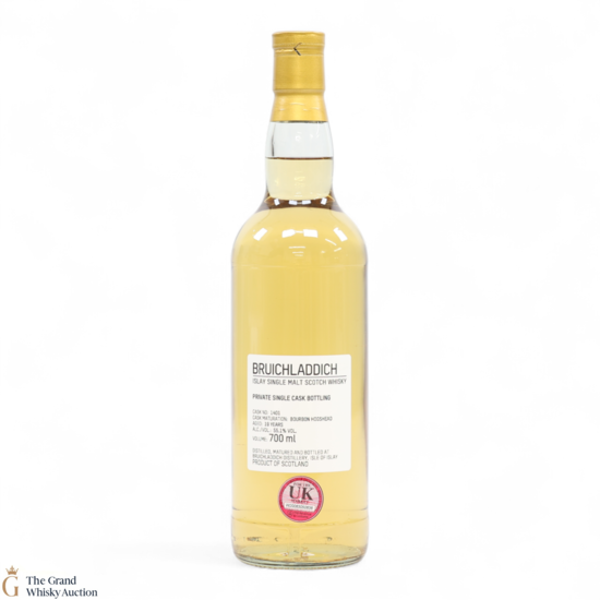 Bruichladdich - 19 Year Old - 1st Fill Bourbon Hogshead #1401 - Private Cask