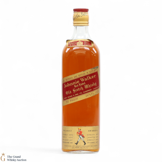 Johnnie Walker - 70 Proof Red Label - 1960s (26 2/3Fl.Oz)