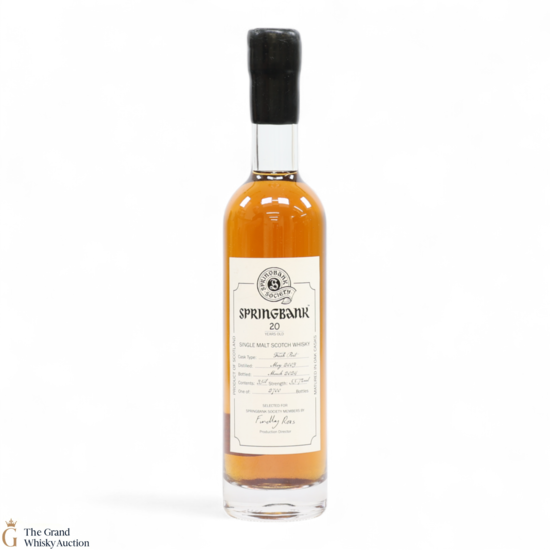 Springbank - 20 Year Old 2003 Fresh Port - Springbank Society (35cl)