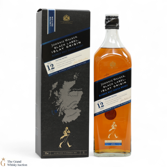 Johnnie Walker - 12 Year Old -  Black Label - Islay Origin 1L