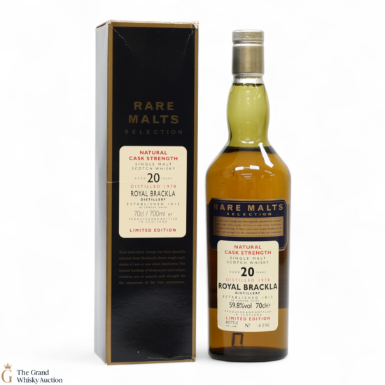 Royal Brackla - 20 Year Old 1978 - Rare Malts 59.8%