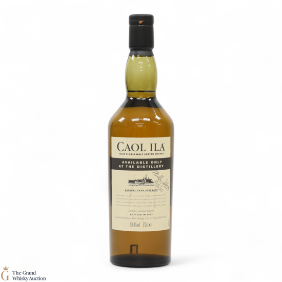 Caol Ila - 2007 Cask Strength - Distillery Only (SIGNED)