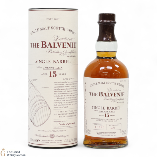 Balvenie - 15 Year Old Single Sherry Barrel #16290