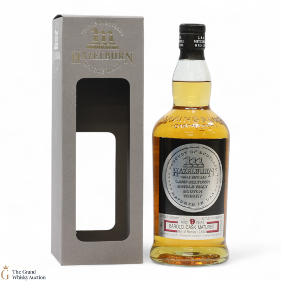 Hazelburn - 9 Year Old 2007 Barolo Casks 2016