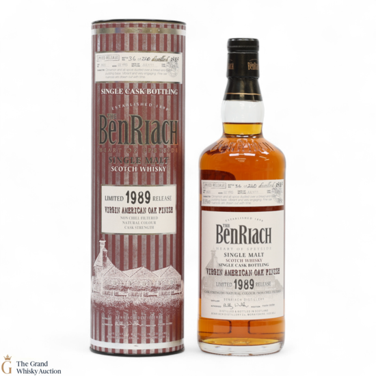 Benriach - 22 Year Old Virgin American Oak Finish 1989 Single Cask #5620