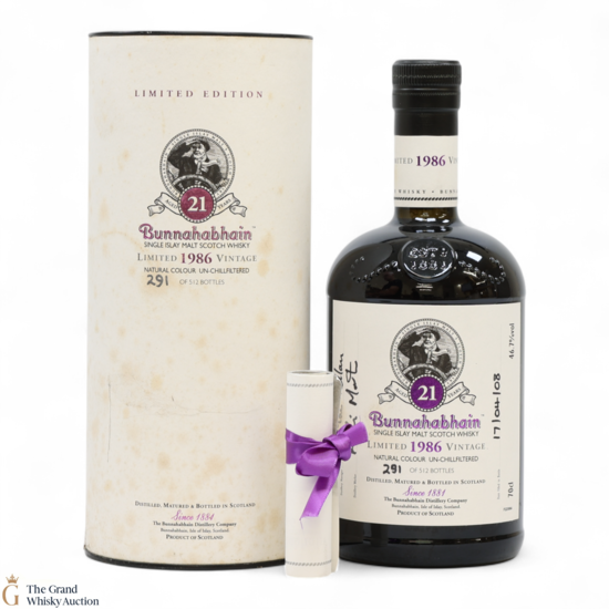 Bunnahabhain - 21 Year Old 1986 Limited Edition