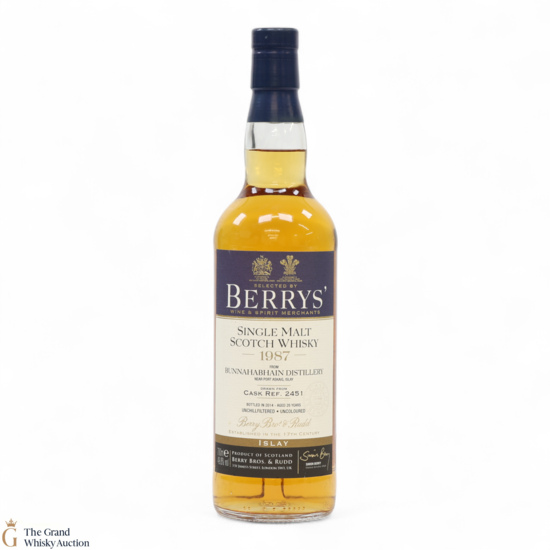 Bunnahabhain - 26 Year Old 1987 #2451- Berry Bros