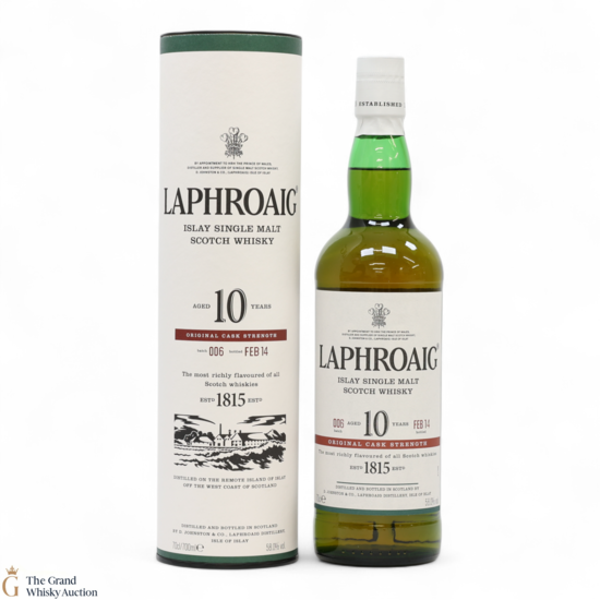 Laphroaig - 10 Year Old - Original Cask Strength Batch #006