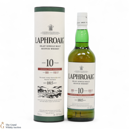 Laphroaig - 10 Year Old - Original Cask Strength Batch #009