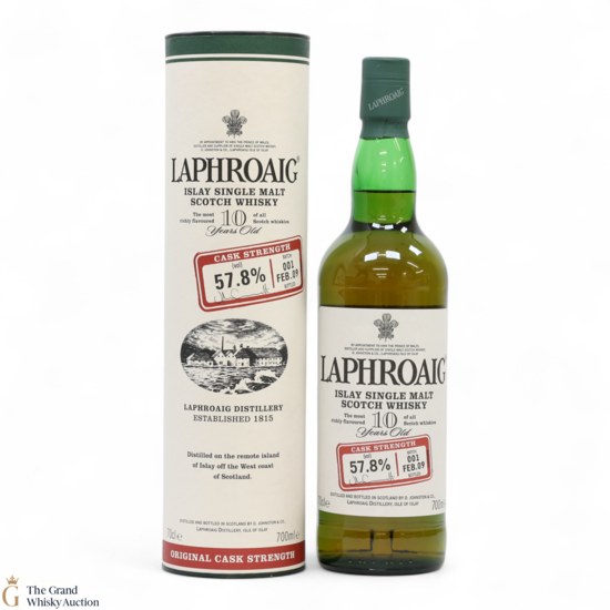 Laphroaig - 10 Year Old Cask Strength Batch #001