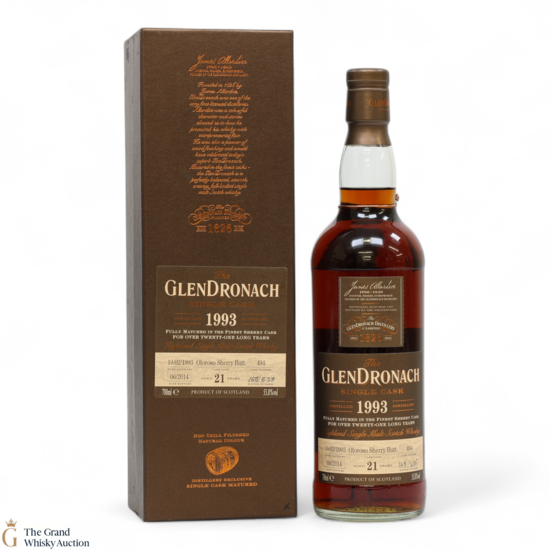 Glendronach - 21 Year Old 1993 - Oloroso Sherry Butt #494