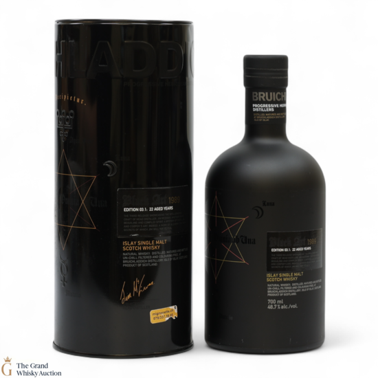 Bruichladdich - 22 Year Old - Black Art - Edition 3.1 1989