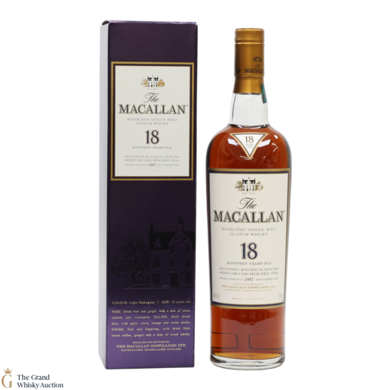 Macallan - 18 Year Old - Sherry Oak (1997)