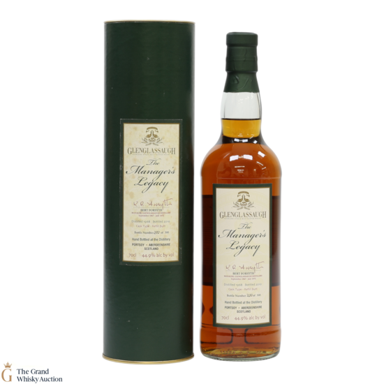 Glenglassaugh - 1968 Manager's Legacy Bert Forsyth