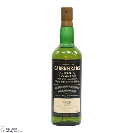 Macduff - 14 Year Old 1978 - Cadenhead's Authentic Collection - 150th Anniversary