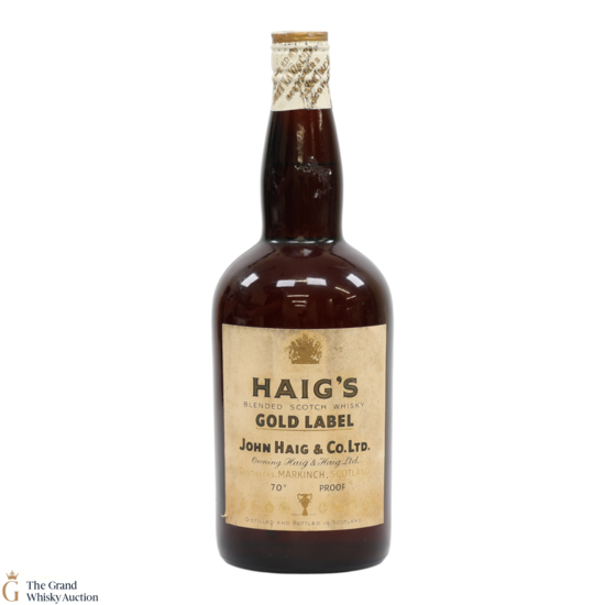 Haig's - Gold Label - 1960s Spring Cap