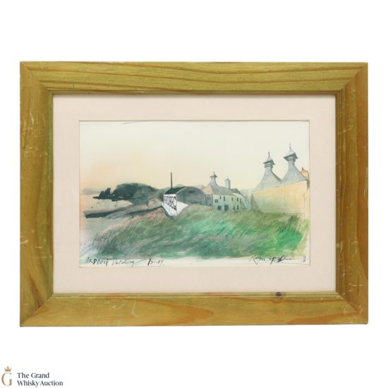 Ardbeg - Framed Distillery Illustration