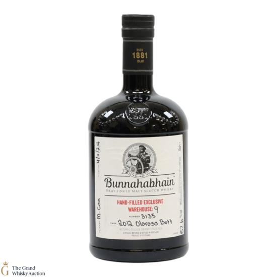 Bunnahabhain - 2012 Oloroso Butt #3135 - Hand Filled Exclusive
